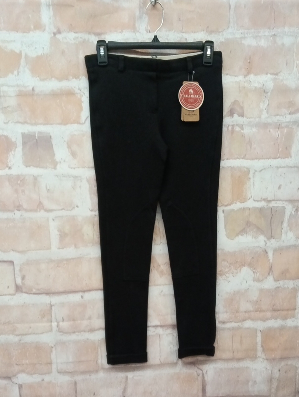Hallmark Black Men's Slim Stretch Trousers